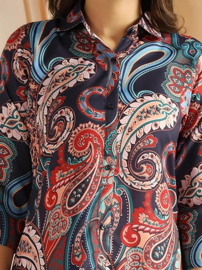 81YukTuctBL._SY879_ Women's Cotton Blend Co Ord Set | Co Ord Set for Women Stylish | Kurta Set for Women | Kurta Set | Ethnic Co Ord Set for Women | 3/4 Sleeve Women Co-ord set - Image 5