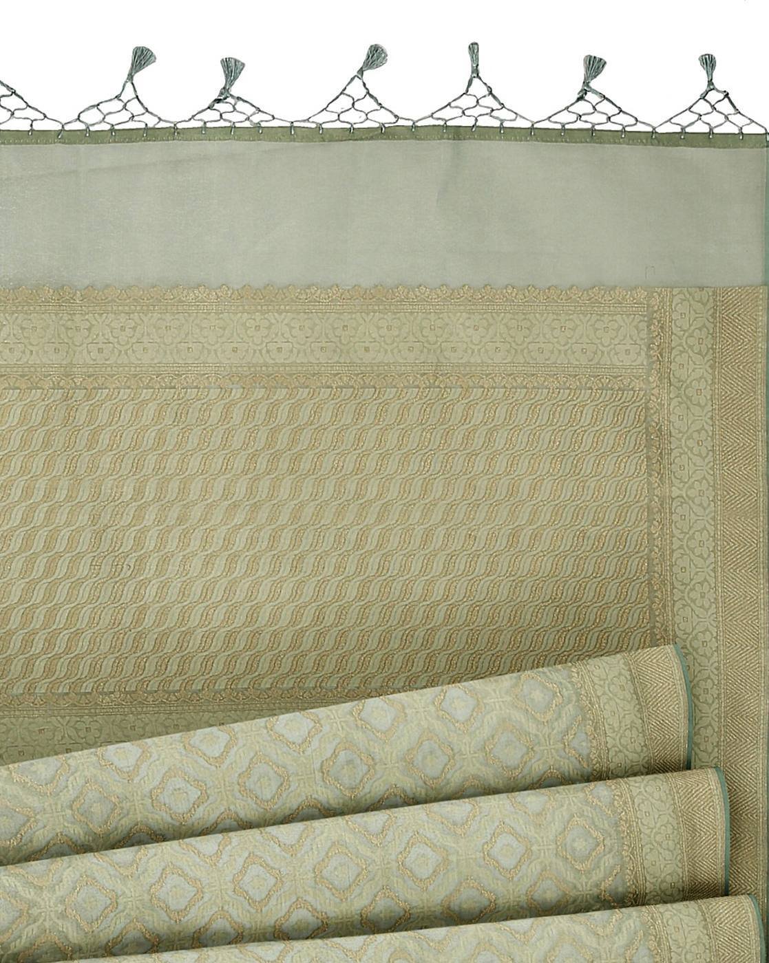 -1117Wx1400H-442574092-aqua-MODEL3 Women Tanchui Banarasi Art Silk Saree - Image 3