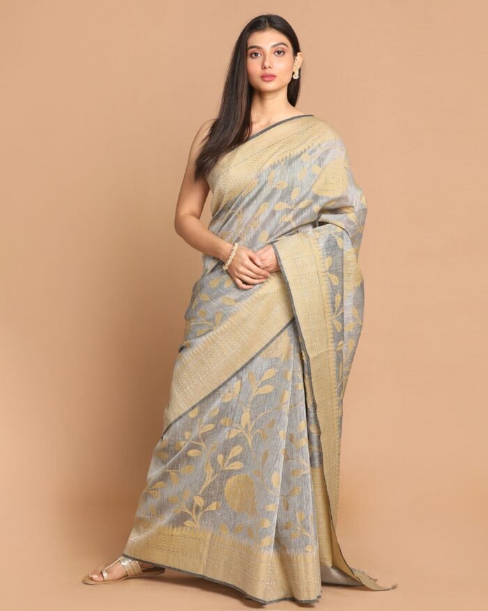 Woven Banarasi Saree - Image 1