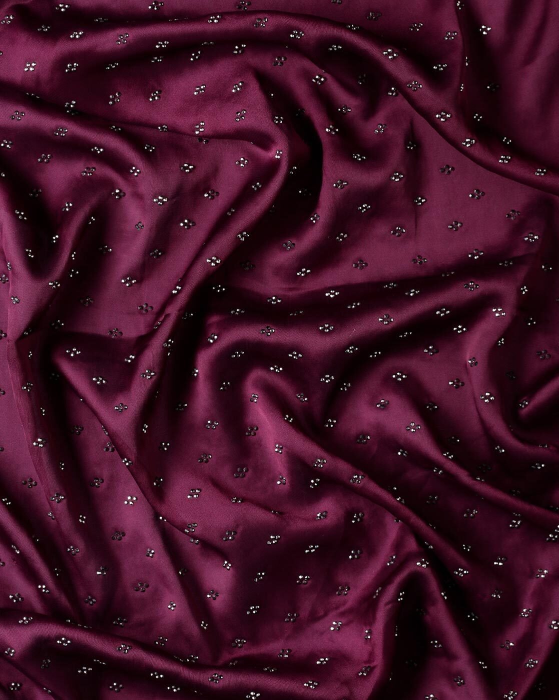 -1117Wx1400H-700069534-wine-MODEL6 Women Embroidery & Embellished Saree with Blouse Piece - Image 5