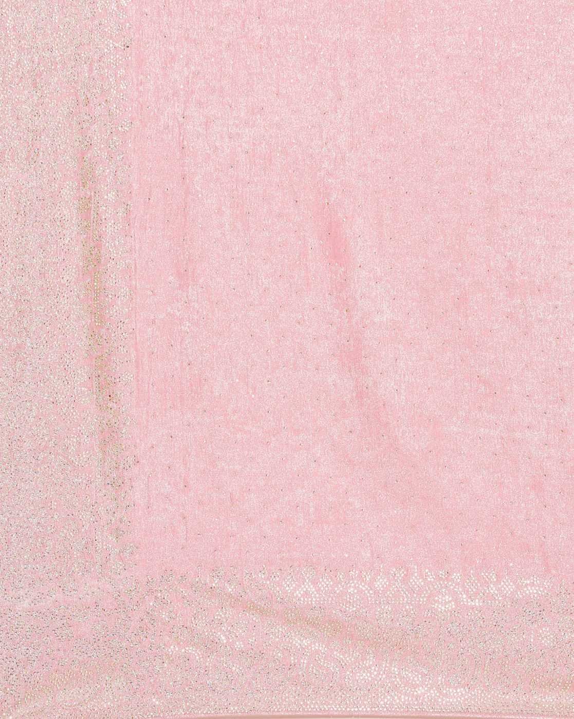 -1117Wx1400H-700291073-pink-MODEL5 Women Embellished Saree with Contrast Border - Image 3