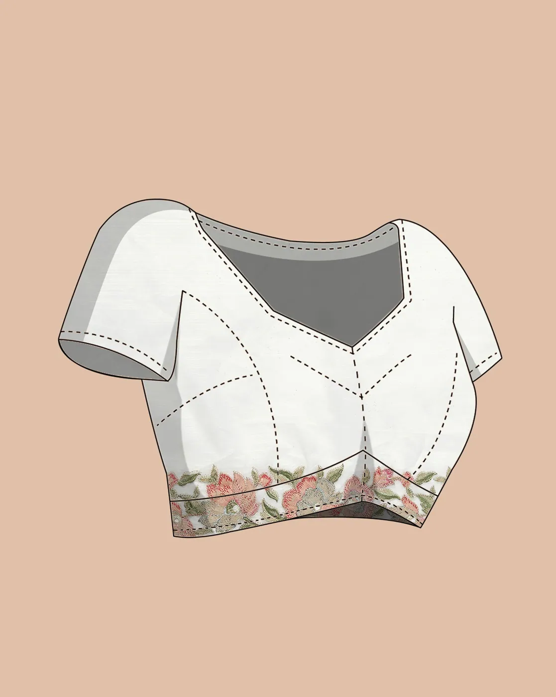 -1117Wx1400H-701180585-offwhite-MODEL4 Women Traditional Saree - Image 4