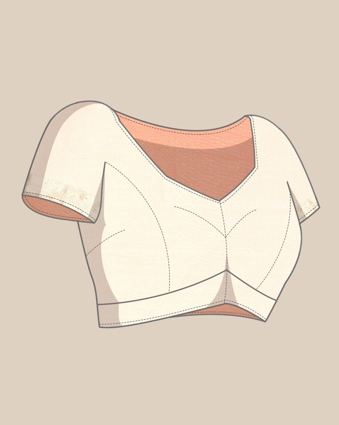 -1117Wx1400H-701230080-white-MODEL8 Women Floral Print Saree with Contrast Border - Image 5